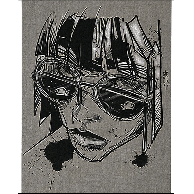 Black and gray minimalist photo frame mockup instagram post (800